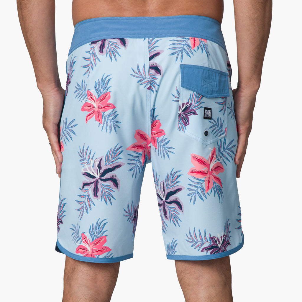 Robbie Boardshort 19" - Clearwater - Back View