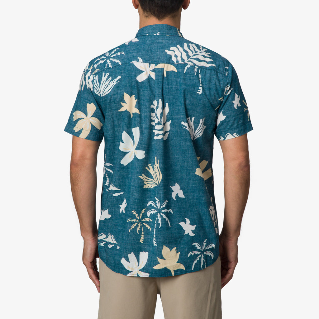 Watson Short Sleeve Shirt - Legion Blue - Back View