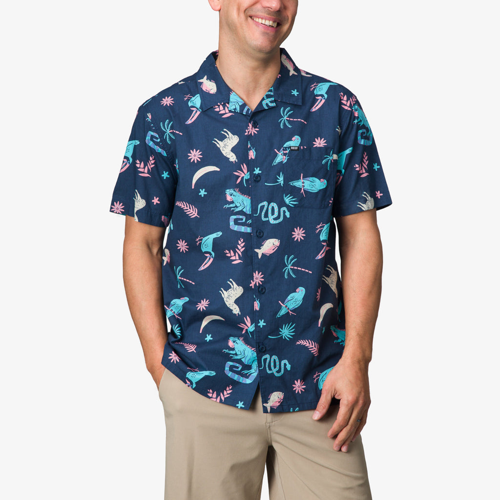Roy Short Sleeve Shirt - Insigna Blue - Alternate 1 View