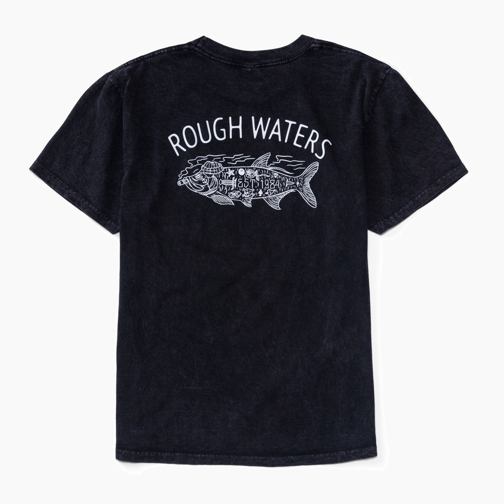 Tatted Short Sleeve T-Shirt - Caviar