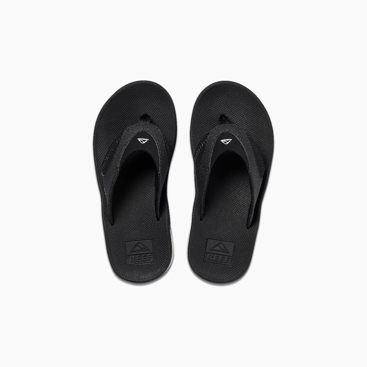 Kids Fanning - Black/Silver - Top View