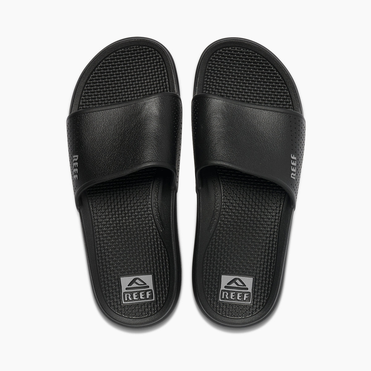 Oasis Slide - Black - Top View