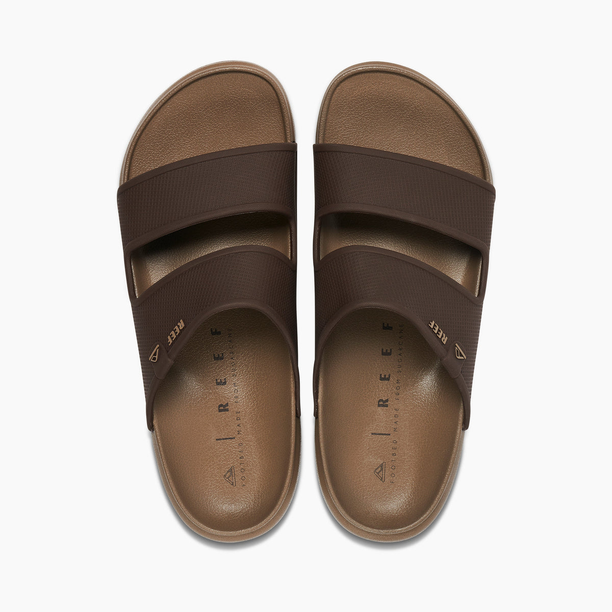 Oasis Double Up - Brown/Tan - Top View