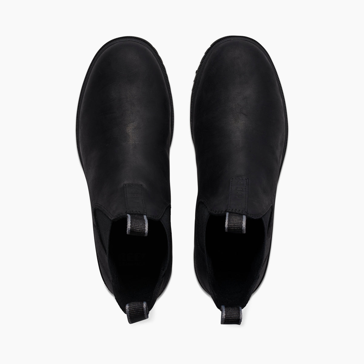 Otis - All Black Leather - Top View