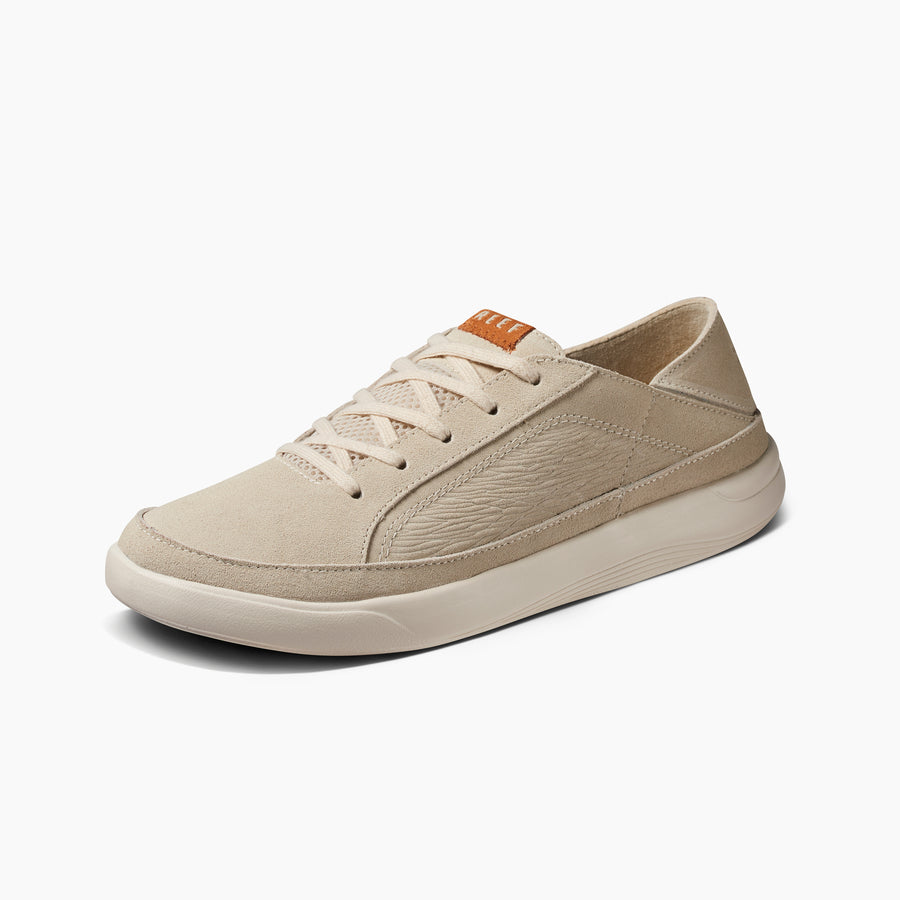 Neptune Suede - Birch/Brown Suede - Left Side View