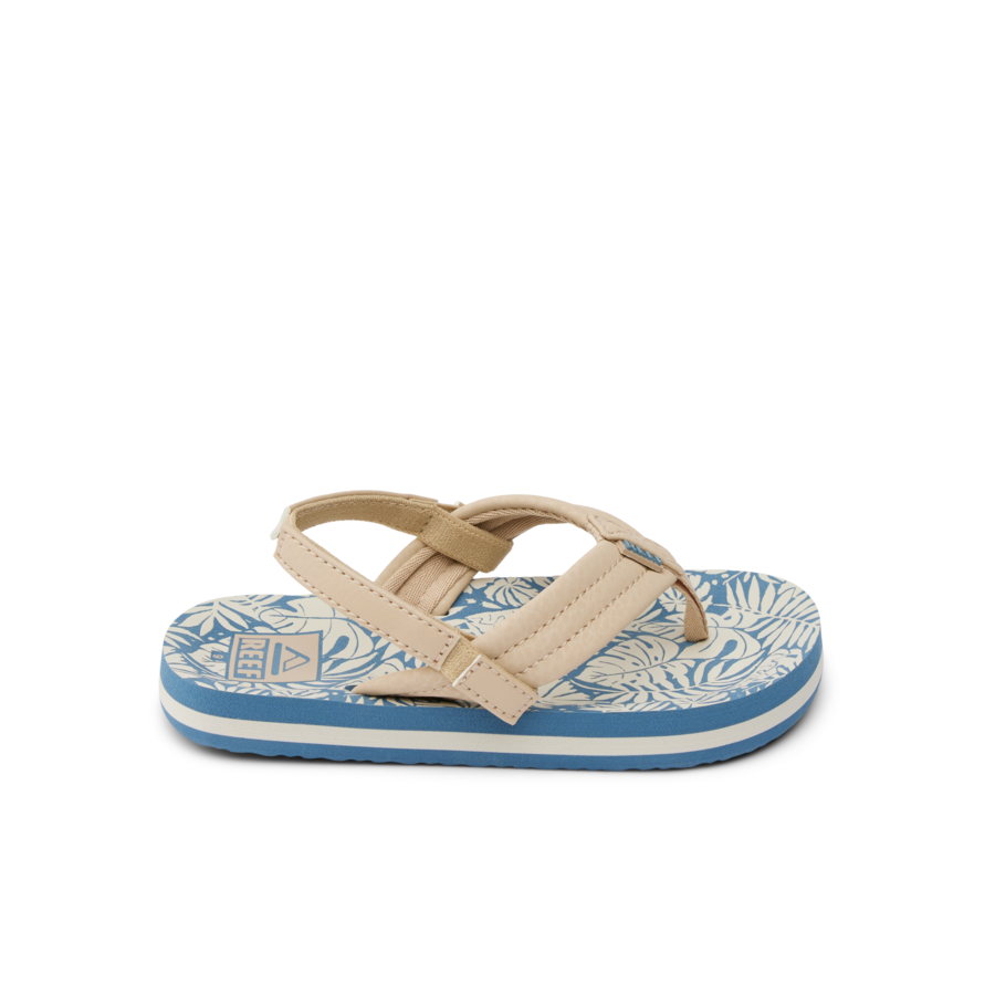 Little Ahi - Blue/Tan Palm - Right Side View