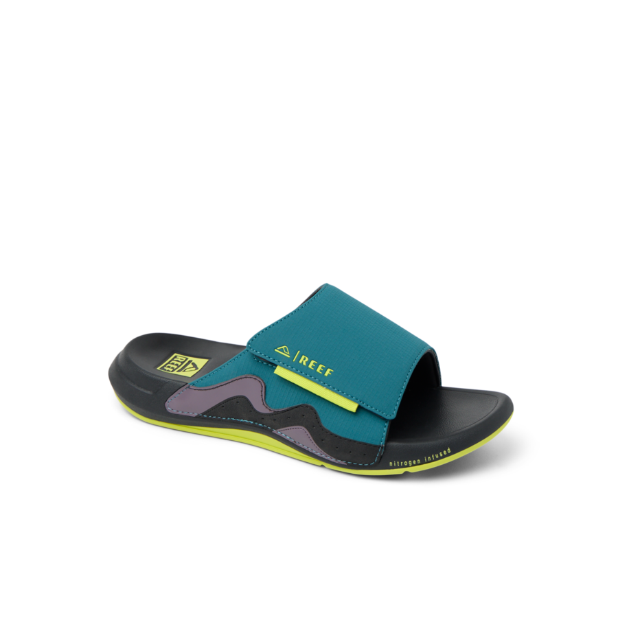 Cruiser Slide - Ocean/Lime/Purple - Main View
