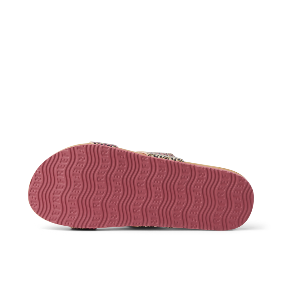 Kids Cushion Vista - Pink Raffia - Underside View