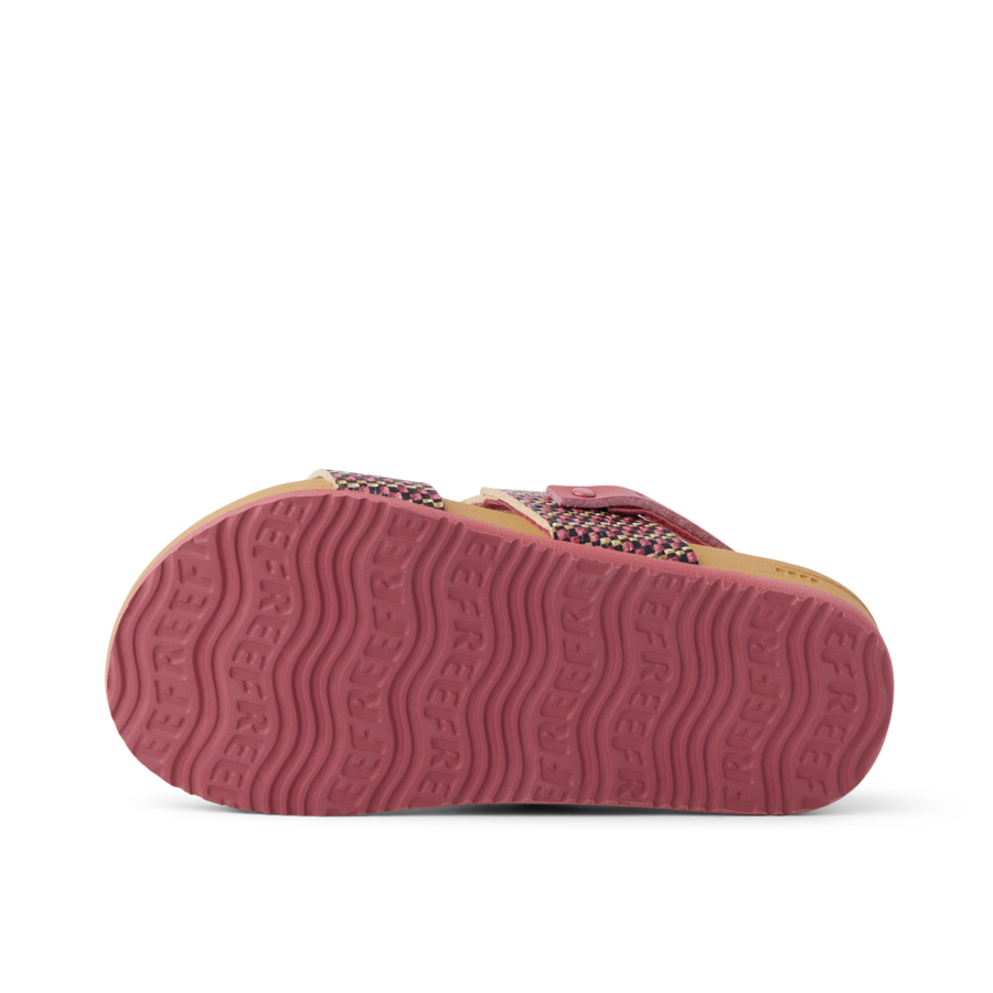Little Cushion Vista - Pink Raffia - Underside View