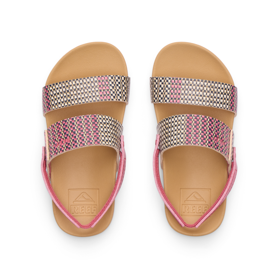Little Cushion Vista - Pink Raffia - Top View