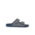 Phantom Tradewind men's sandal facing right, blue-grey, with adjustable straps and cushioned arch support.