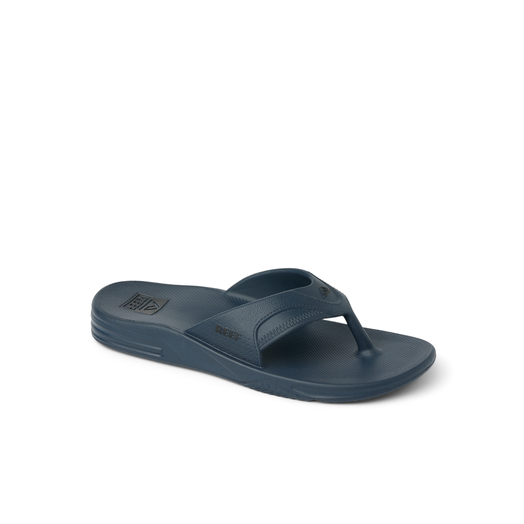 Fanning H2O left-facing blue water-friendly sandal for men with anatomical arch support and soft cushioning