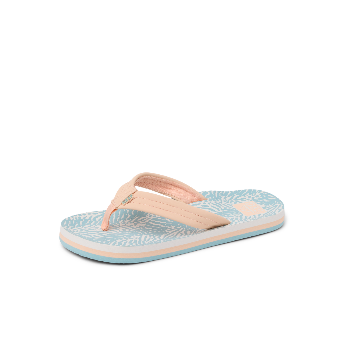 Kids Ahi - Peach/Blue Animal - Left Side View