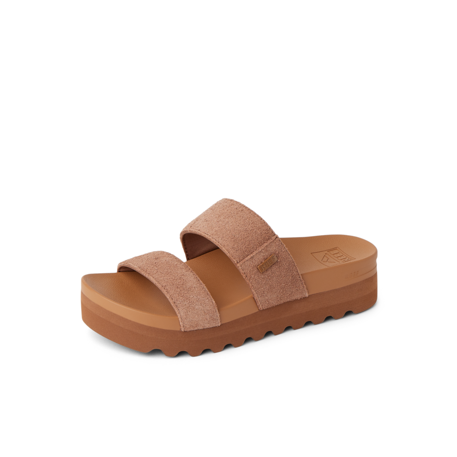 Cushion Vista Hi - Walnut Suede - Left Side View