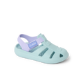 Little Totally Beachin left-facing girls’ sandal with soft cushioning and anatomical arch support, beach-inspired comfort design.