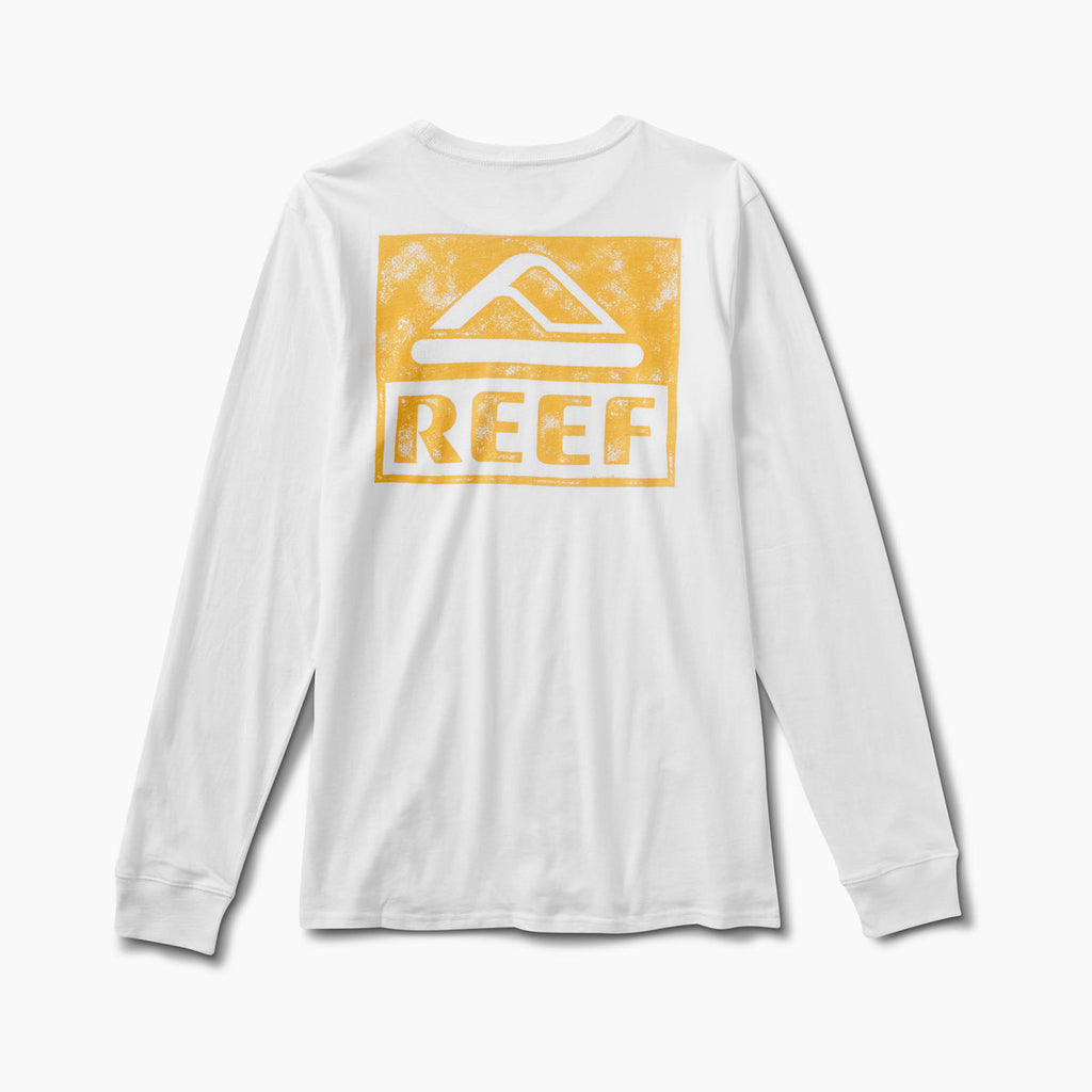 Wellie Graphic Long Sleeve Tee - White - Back View